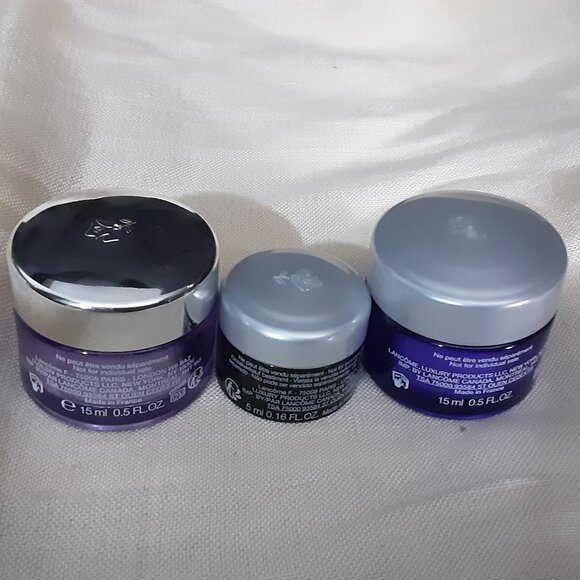 NEW Lancome Rénergie Day and Night Cream 15ml, and Genefique Eye cream 5ml - Picture 2 of 2